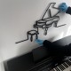 Piano métal - A partir de 60cm de longueur - Epaisseur2mm finition très haute qualité dans notre atelier lillois