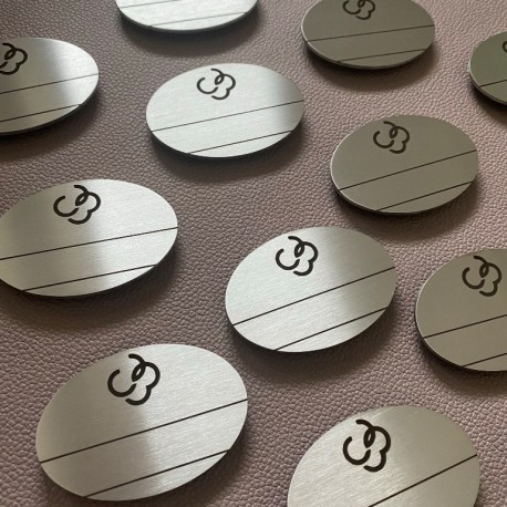 Lot De 10 Plaques En Inox Vierges - Pour Gravure, Signalétique Industrielle Ou Bricolage DIY - Idéales Pour L'extérieur, étiquettes Ou Numéros De Maison