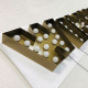 Lettres boitiers avec ampoules industrielles - Sur mesure (inox, plaqué or, avec peinture)
