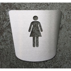 Pictogramme femme toilettes - 170x160