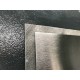 Signalétique inox brossé - pierre naturelle - 150x150mm