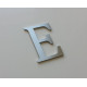 Design Stone serif - Chiffre inox brossé ep2mm - Taille 5 / 8.5 ou 10cm