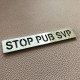 Pictogramme "STOP PUB SVP" 100x18mm