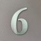 Design Lacier - Numéro Chambre Hôtel - Inox brossé - Taille de 5 à 50cm