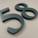 Chiffres Design Stone serif ep8mm - Inox brossé ou thermolaqué