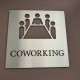 Pictogramme Coworking - 100x100 ou 150x150mm