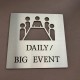 Pictogramme Daily / Big Event - 100x100 ou 150x150mm