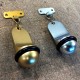 Supports pour porte-clés 35x10mm - Argent ou doré - Gravure laser