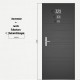 Design Assemblé - "Chambres à flèche"  - Inox brossé - Taille 50, 70 ou 100mm