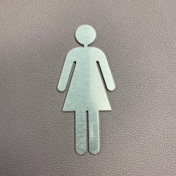 Pictogramme femme toilettes