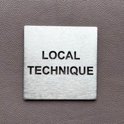 Pictogrammes Local Technique - 100x100 ou 150x150mm