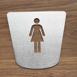 Pictogramme femme toilettes 170x160mm